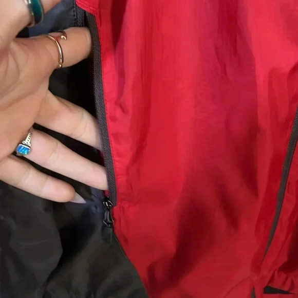 Marmot Wind Breaker Jacket Red & Gray Outdoor Spring Running‎ Hiking Camping - Picture 7 of 11